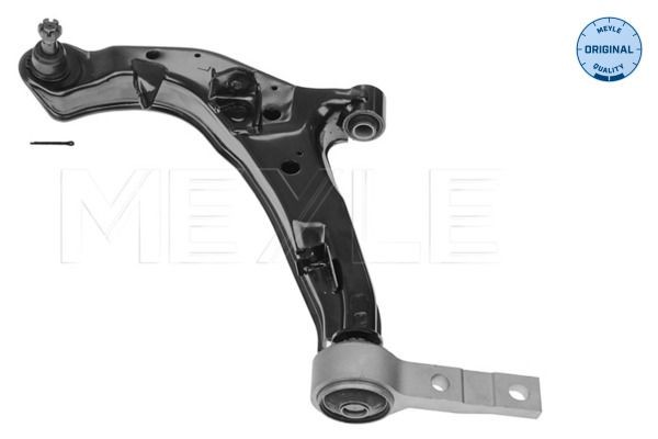 MEYLE 36-16 050 0078 Suspension arm ORIGINAL Quality, with ball joint, with rubber mount, Lower, Front Axle Left, Control Arm, Sheet Steel