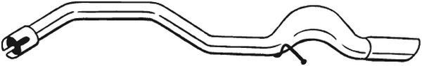 BOSAL 810-429 Exhaust pipes MERCEDES-BENZ A-Class 2014 in original quality