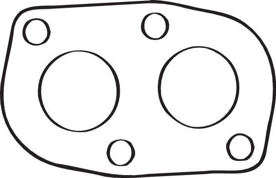 Exhaust pipe gasket BOSAL 256-749 - Fiat 128 Exhaust spare parts order