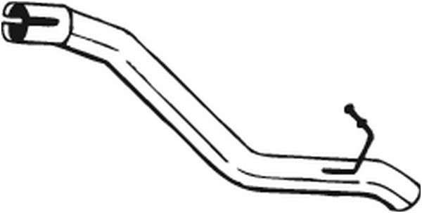 BOSAL Exhaust Pipe 740-117 Ford FOCUS 2002