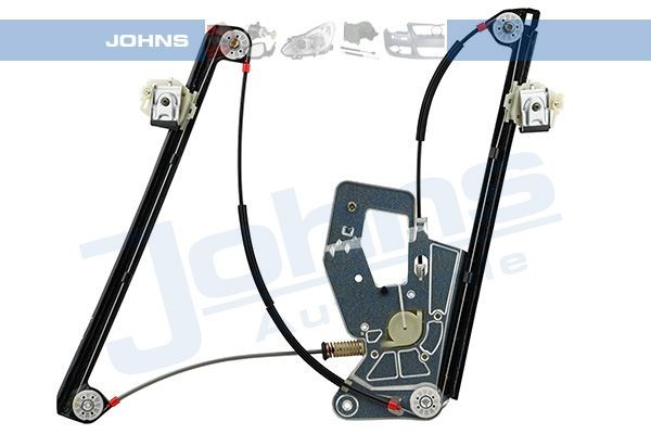 JOHNS 20 16 42-21 Window regulator Right Front, Operating Mode: Electric, without electric motor