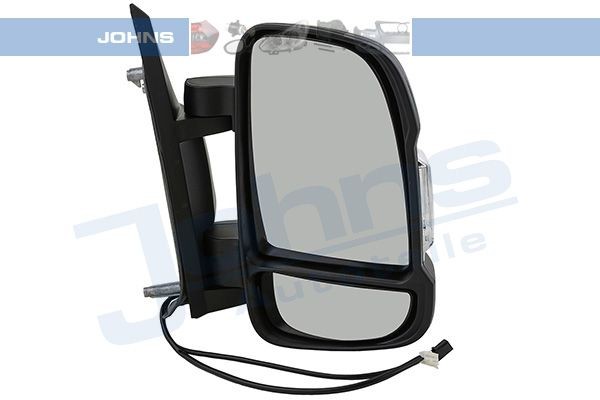 JOHNS Right, black, Convex, Short mirror arm Side mirror 30 44 38-0 buy