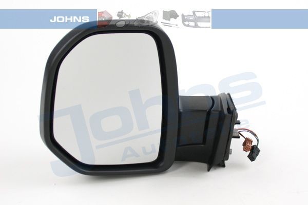 JOHNS Left, for electric mirror adjustment, Convex, Heatable, primed Side mirror 57 62 37-22 buy