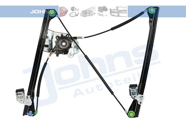 JOHNS 95 24 41-22 Window regulator Left Front, Operating Mode: Electric, without electric motor
