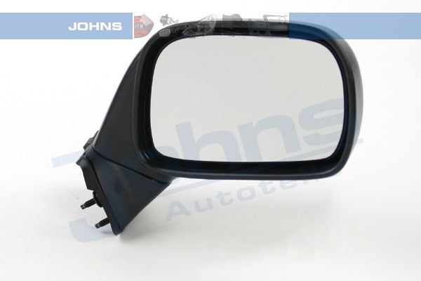 JOHNS 55 61 38-0 Wing mirror Right, black, for manual mirror adjustment, Convex