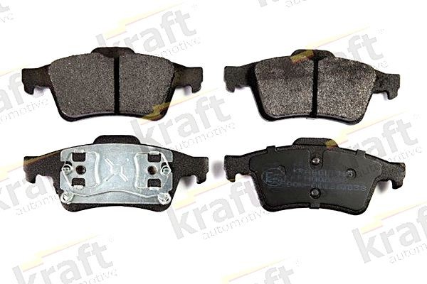 KRAFT Rear Axle Height: 51,9mm, Width: 123,0mm Brake pads 6015105 buy