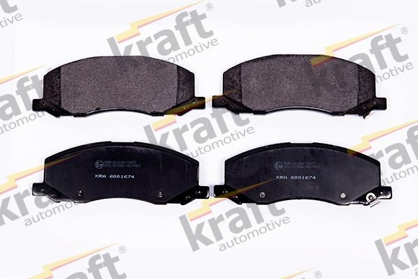 KRAFT 6001674 Brake pad set Front Axle, with acoustic wear warning