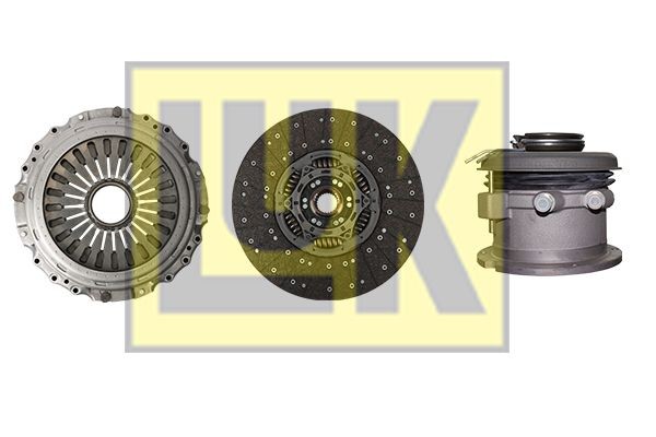 LuK with central slave cylinder, 430mm Ø: 430mm Clutch replacement kit 643 3087 33 buy