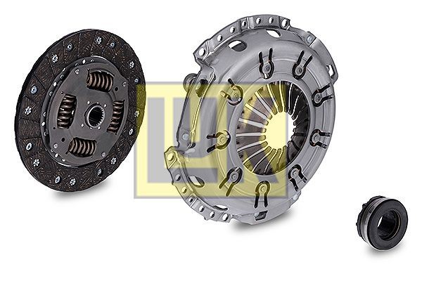 LuK BR 0222 with clutch release bearing, with clutch disc, 210mm Ø: 210mm Clutch replacement kit 621 0824 00 buy