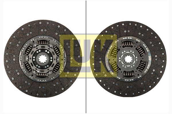 LuK BR 0222 624 3382 09 Clutch kit with clutch pressure plate, with clutch disc, without clutch release bearing, 240mm