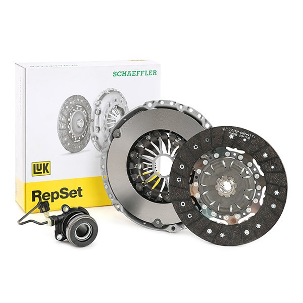 LuK 624 3441 33 Clutch kit for engines with dual-mass flywheel, with central slave cylinder, Requires special tools for mounting, Check and replace dual-mass flywheel if necessary., with automatic adjustment, 240mm