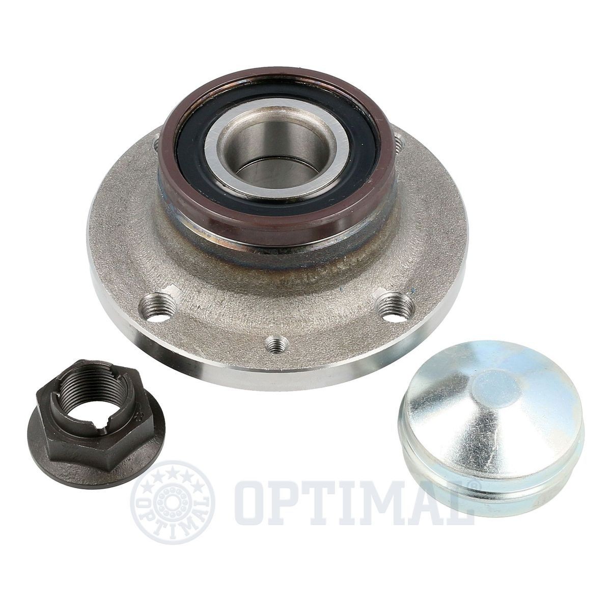 OPTIMAL 202290 Wheel bearing kit Rear Axle Left, Rear Axle Right, with integrated magnetic sensor ring, 120 mm