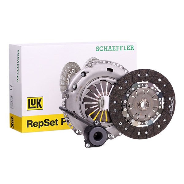 LuK 624 3034 34 Clutch kit for engines with dual-mass flywheel, with central slave cylinder, Check and replace dual-mass flywheel if necessary., 240mm