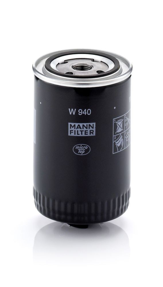 MANN-FILTER W 940 (10) Oil filter 3/4-16 UNF, with one anti-return valve, Spin-on Filter