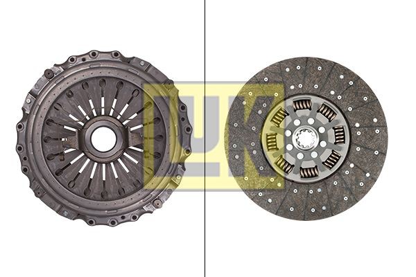 LuK BR 0222 with clutch release bearing, 400mm Ø: 400mm Clutch replacement kit 640 2900 00 buy