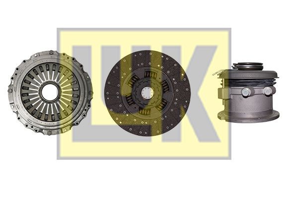 LuK with central slave cylinder, 430mm Ø: 430mm Clutch replacement kit 643 3288 33 buy