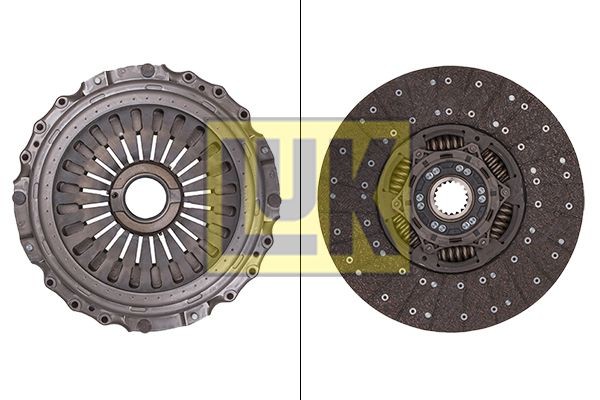 LuK BR 0222 with clutch release bearing, 430mm Ø: 430mm Clutch replacement kit 643 3292 00 buy
