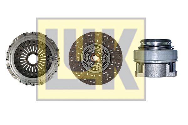 LuK with clutch release bearing, with automatic adjustment, 430mm Ø: 430mm Clutch replacement kit 643 3315 00 buy