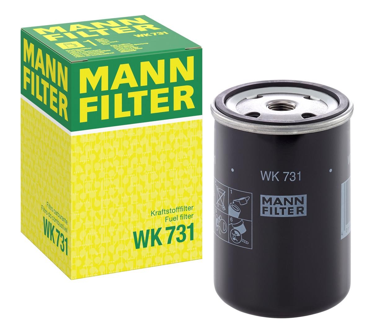 MANN-FILTER Fuel filter WK 731 (10)