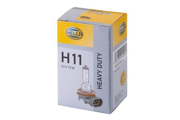 H11 HELLA H11, 24V, 70W Bulb, headlight 8GH 008 358-241 buy