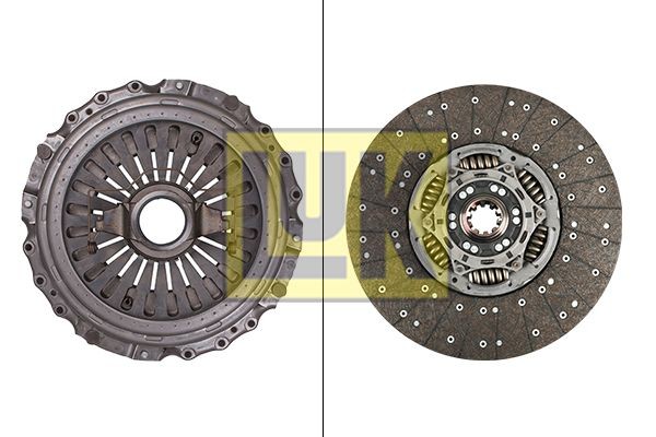 LuK BR 0222 with clutch release bearing, 430mm Ø: 430mm Clutch replacement kit 643 2981 00 buy