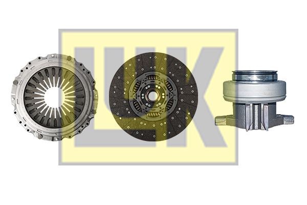 LuK BR 0222 with clutch release bearing, 430mm Ø: 430mm Clutch replacement kit 643 3002 00 buy