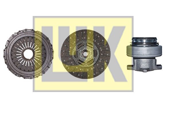 LuK BR 0222 with clutch release bearing, 430mm Ø: 430mm Clutch replacement kit 643 3013 00 buy