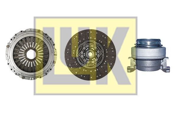 LuK BR 0222 with clutch release bearing, 430mm Ø: 430mm Clutch replacement kit 643 3020 00 buy