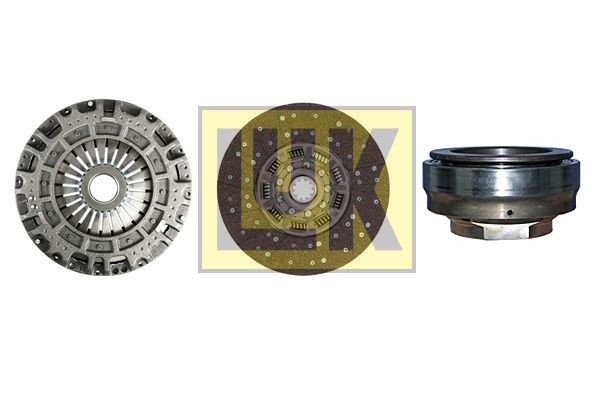 LuK BR 0222 with clutch release bearing, 350mm Ø: 350mm Clutch replacement kit 635 2894 00 buy