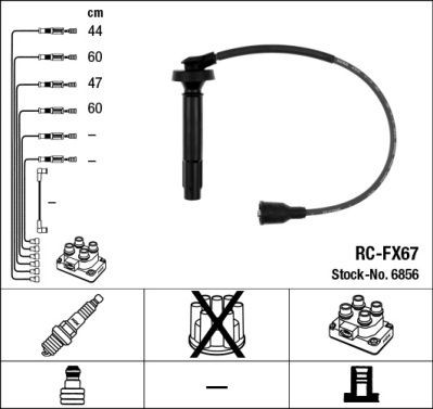 RC-FX67 NGK Ignition Lead Set 6856 buy