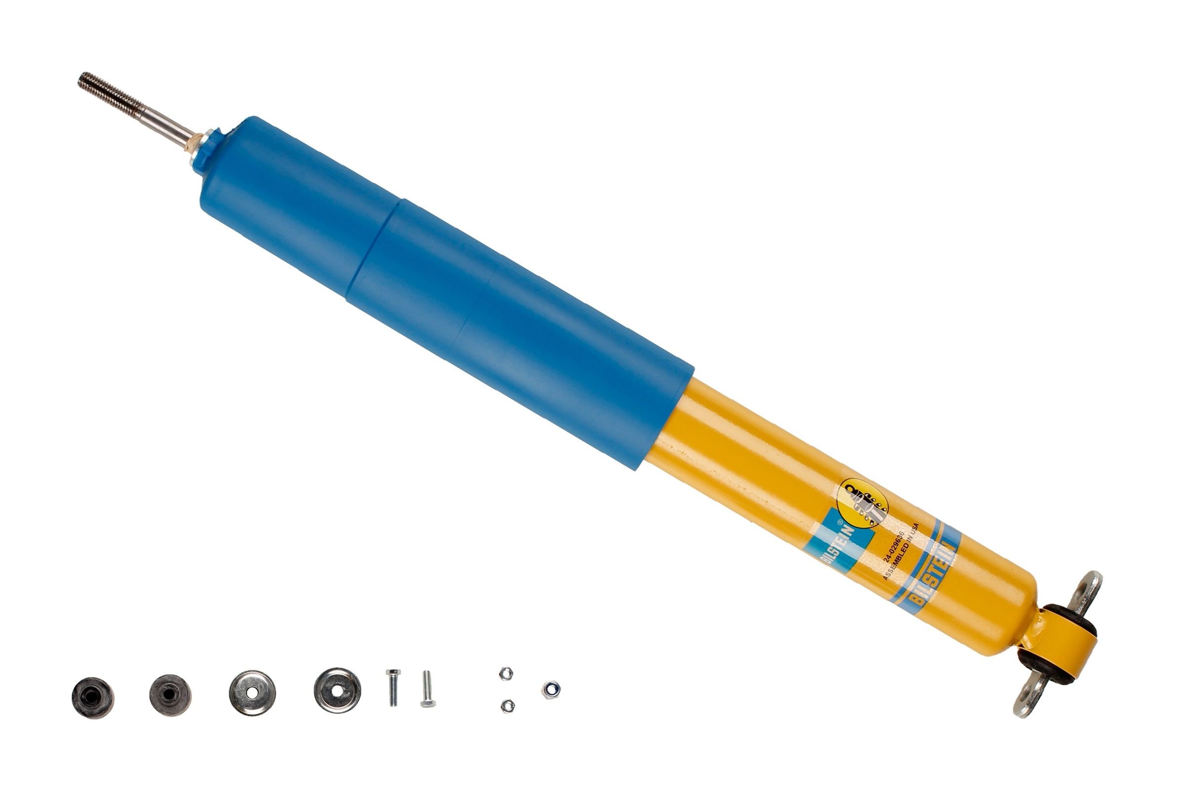 BILSTEIN - B6 Performance 24-029636 Shock absorber Front Axle, Gas Pressure, Monotube, Absorber does not carry a spring, Bottom Yoke, Top pin