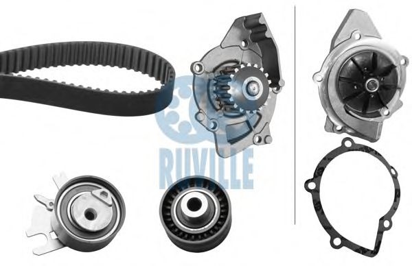 RUVILLE 55973701 Water pump and timing belt kit PEUGEOT 308 I Hatchback (4A, 4C) 2.0 HDi 140 hp Diesel 2011