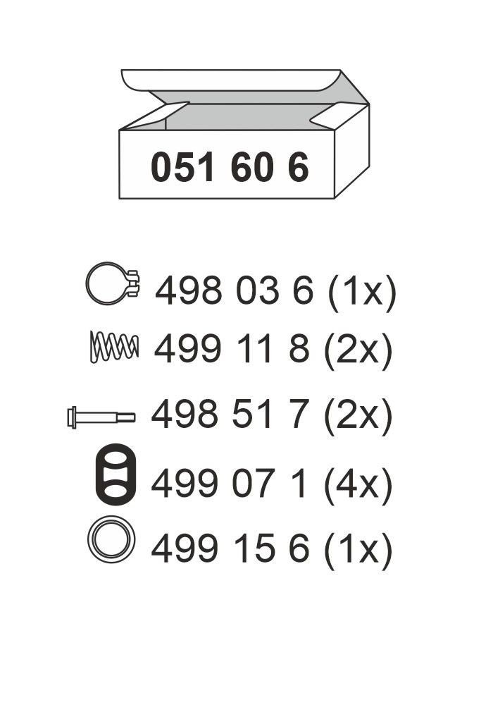 ERNST 051606 Silencer mounting kit price