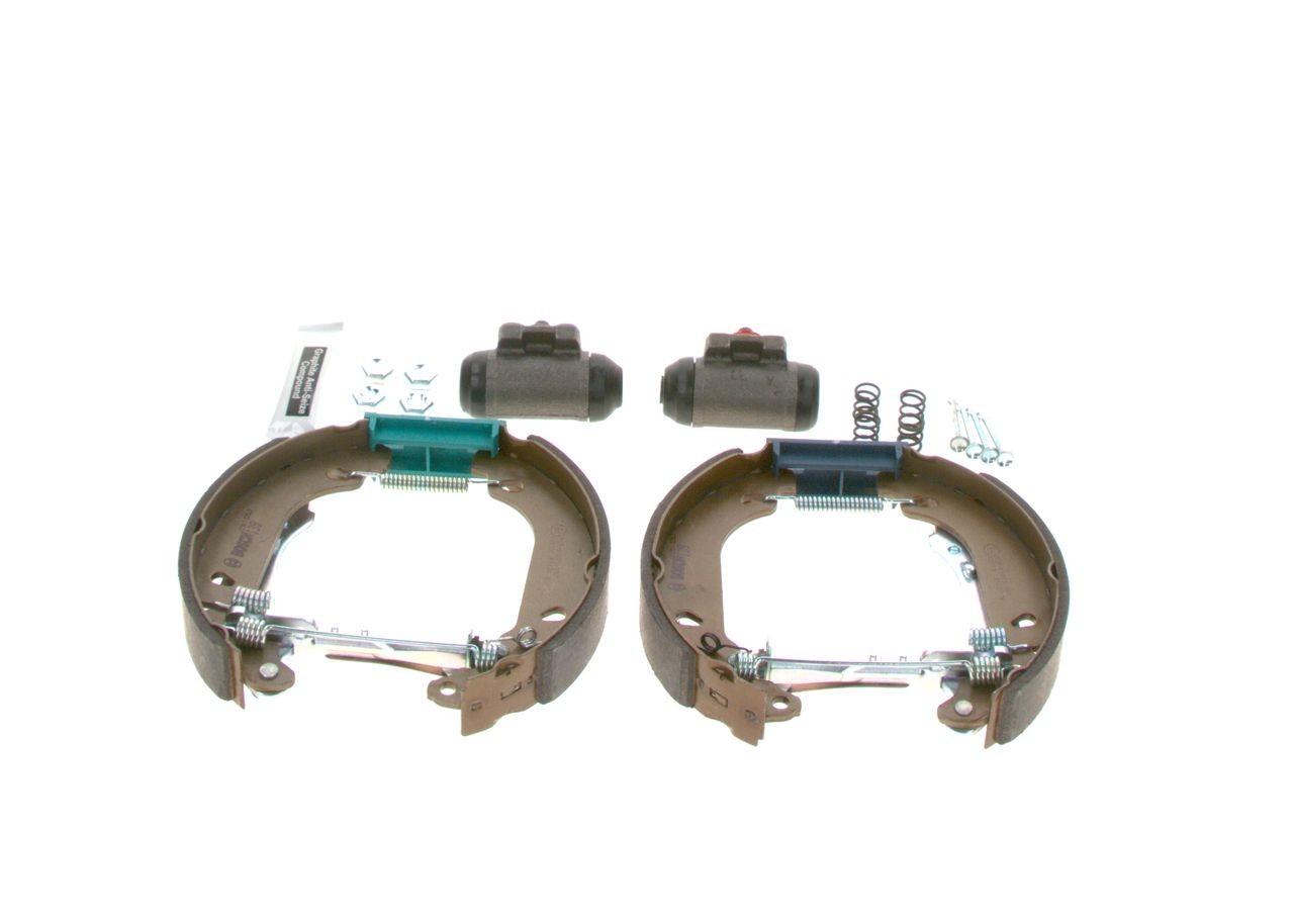 BOSCH 0204114127 Brake Set, drum brakes with accessories, with wheel brake cylinder