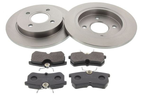 Brake discs and pads set 47656 Ford Focus mk1 Saloon 1.6 98hp 72kW MY 2005