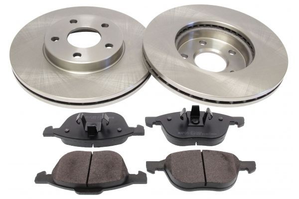 Brake discs and pads set 47660 Ford Focus Mk3 Estate 1.5TDCi ECOnetic 105hp 77kW MY 2023