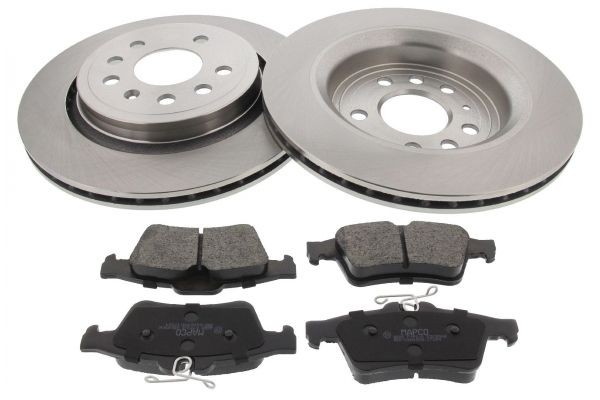 Opel Brake discs and pads set MAPCO 47675 at a good price