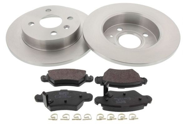 Great value for money - MAPCO Brake discs and pads set 47692