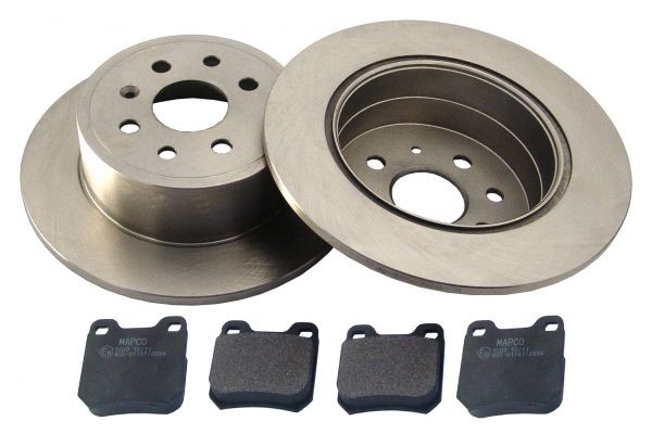 MAPCO Brake discs and pads set 47695 Opel VECTRA 1998