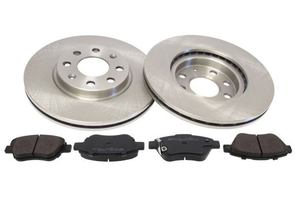 MAPCO 47711 Brake discs and pads set Front Axle, Vented
