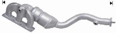 VEGAZ BK-815 Catalytic converter Euro 4, with attachment material, Front, Length: 820 mm