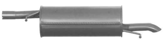 VEGAZ VS-323IMA Rear silencer Rear, Length: 960mm