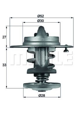 Opel COMBO Coolant thermostat 7001803 BEHR THERMOT-TRONIK TI 153 88 online buy