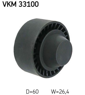 SKF VKM33100 Deflection / Guide Pulley, v-ribbed belt 36 41 685