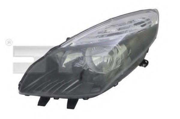 TYC 20-12046-05-2 Headlight Left, H7/H7, for right-hand traffic, without electric motor