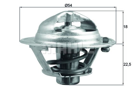 BEHR THERMOT-TRONIK TX 93 83D Kühlwasserthermostat für MULTICAR Fumo LKW in Original Qualität