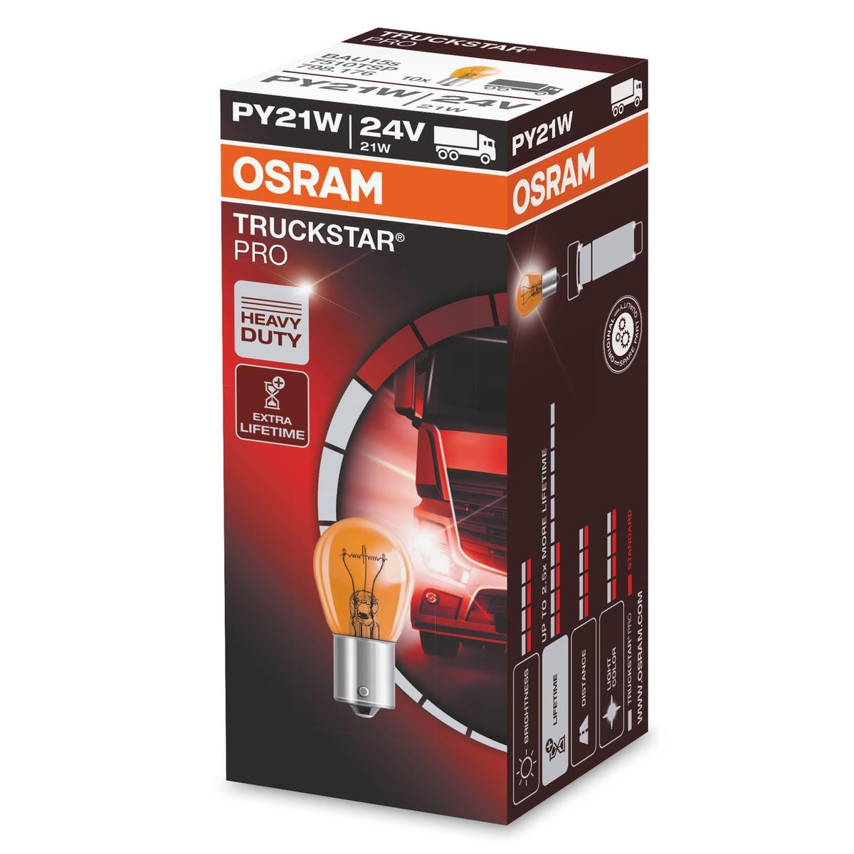 OSRAM 7510TSP Blinkerbirne für IVECO Trakker LKW in Original Qualität