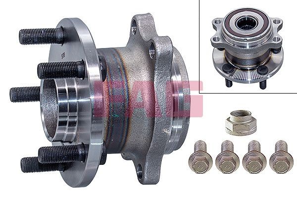 713 6222 00 FAG Wheel bearings SUBARU Photo corresponds to scope of supply, 124, 83,8 mm