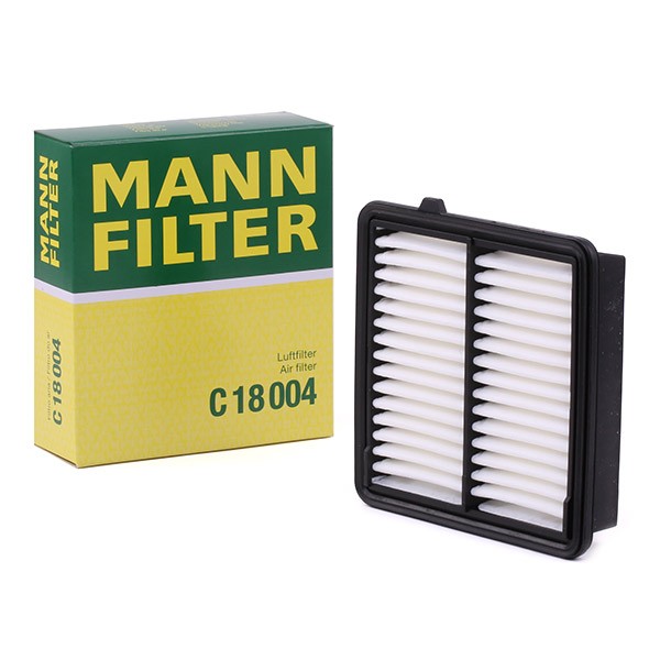 C 18 004 MANN-FILTER Air filters FORD USA 59mm, 180mm, 168mm, Filter Insert