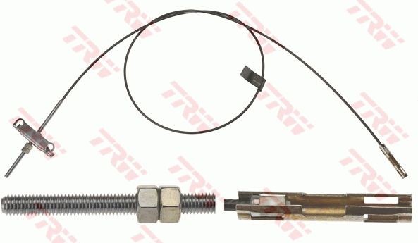 TRW GCH186 Hand brake cable 1534mm, Disc/Drum